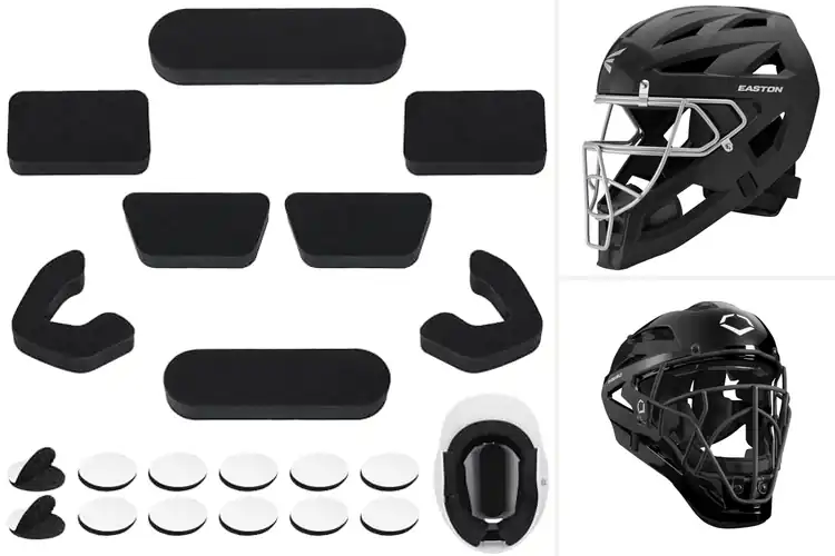 Detailed view of Best Fitted Catching Helmets