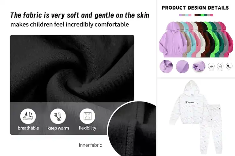 Detailed view of Best Kids Hoodie Sets