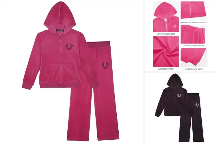Detailed view of Best Kids Velour Sets