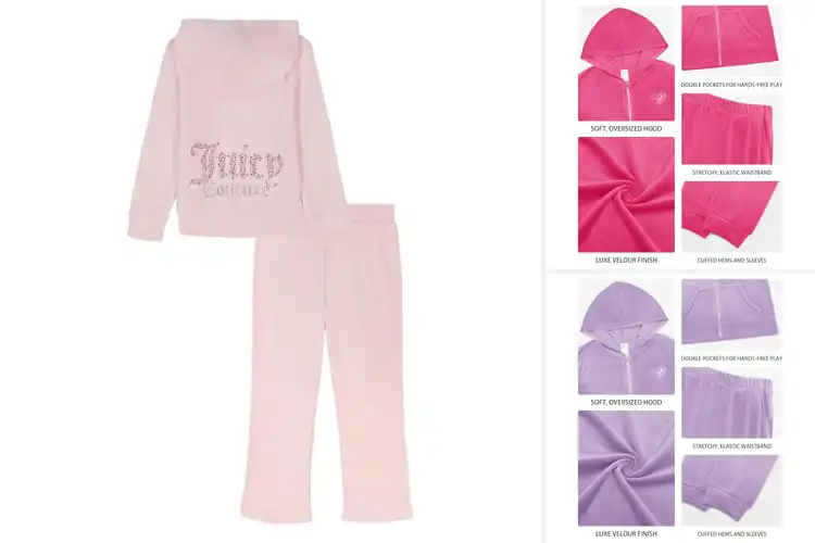 Detailed view of Best Kids Velour Tracksuit Sets: Top 10 Stylish & Cozy Picks