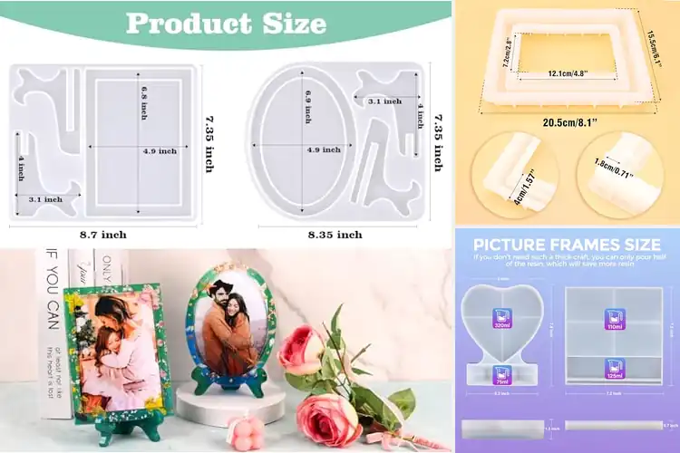 Detailed view of Best Resin Photo Frame Molds