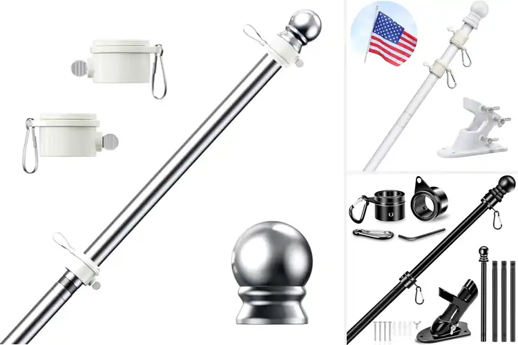 Detailed view of Best Wall Mounted Flag Poles