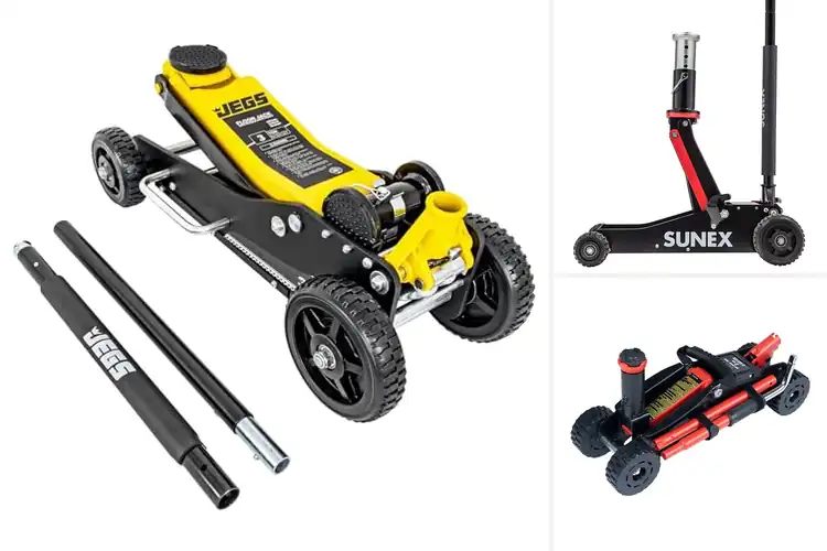 Detailed view of Best Wheel-Enabled Floor Jacks
